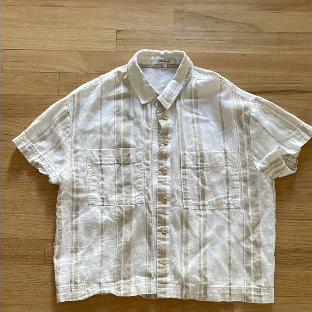 Madewell linen top size S